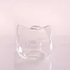 Cat Shaped Glass Vase Hydroponic Plant Flower Vase Terrarium Container Pot Decor Art Gift 220527