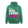 Men's Hoodies & Sweatshirts This Girl Loves Jesus Faith Based Quote Christian Pullover Hoodie Latest Normal Women Sportswears Fitness