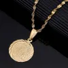 Pièces de monnaie colliers anciens symbole d'argent pièce de monnaie collier bijoux 315S