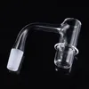 10mm 14mm Male Full Weld Beveled Edge Quartz Banger Smoking Accessories For Bongs With Unique Glass Marble Chains Cap FWQB10