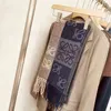 Scarves 2021 color matching old flower Lowe polyester scarf tassel lady light luxury shawl4362287