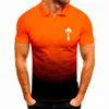 2022 Trapstar London Stampa Custom Made Sfumatura di Colore Uomo Risvolto Manica Corta T Shirt in Cotone Casual da Uomo T-Shirt Polo