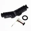 Autres accessoires d'éclairage 10pcs noir 2,1 mm x 5,5 mm 2,5 mm DC Power Male Plug Jack Adaptateur 90 degrés MaleAutre