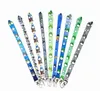 Small Wholesale 20pcs Japan Anime My Neighbor Totoro Lanyard Neck Strap Clip Black Stripe for Car Key ID Card Mobile Phone Badge Holder