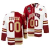 XFLSP 2022大学冷凍4チャンピオンシップカスタムデンバーPioneers du Ice Hockey Jersey 8 Joe Colborne 16アンソニーマイアンニ42 Tyler Bozak 24 Peter