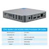 AK7 Mini PC Win10 Linux Intel Celeron N3550 4G RAM 64G ROM Dual WiFi 2.4G+5.8G RJ45 USB3.0 12V 2.5A