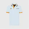 الصيف الجديد McLaren F1 Team Racing Fans Polo Shirt Men Lando Norris preghable printed sport sport tees مريح