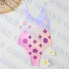 Designers de maillots de bain une pièce d'une pièce de Bikini Summer Femme Bathing Assiette sexy dames sans dos