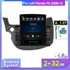 CAR VIDEO GPS Radio 10.1 tum Android för 2007-2013 Honda Fit Multimedia Player Support Carplay Digital TV DVR bakre kamera