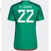Топ 22 23 Мексика футбольные майки Ochoa 2022 2023 Чичарито Лозано H.Martin Football Root