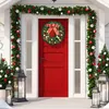 Dekoracyjne kwiaty wieńce girland wieńca owoce dekoracja świąteczna wisząca drzwi trąbki czerwony wystrój domu
