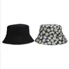 Cappelli a secchiello Fiori floreali Cappello da pescatore Doppio lato Indossando cappellini parasole mimetici Primavera Estate Cappello da spiaggia casual JLB15063