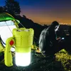 Bärbar lykta USB -uppladdningsbar LED -sökljus Handhållen Sökljus för utomhusvandringsklättring Camping