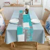 Modern Table Runner Runner North European Linen Flag gradiente de linho colorido Pintura de casa decoração El Bed 220615