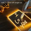 Nota Board LED Night Light USB Message Board Luci per vacanza con regalo per bambini Decorazione fidanzata Lampada 2642