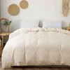 Multi Colors Wave Jacquard Bed Set Simple Plain Home Textiles Sängkläder Twin Full Queen King täcke täcke kudde