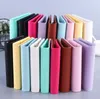 A6 Notebook Notepads Binder 6 Ringen Spiraal Business Office Planner Binders schattige kleur PU lederen omslag