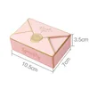 Emballage créatif simple forme de lope cadeau de mariage boîte à bonbons faveurs fête d'anniversaire noël Jelwery décoration 220705