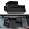 Car Organizer ABS Center Console Armrest Storage Box For 5 Series G30 2022+ Interior Holder Tray With Mat 1 Pcs