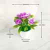 Decorative Flowers & Wreaths Mini Artificial Flower Plants Bonsai Small Simulated Tree Pot Fake Office Table Potted Ornaments Home DecorDeco