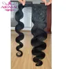 Extensions de cheveux pièces cola de caballo envolvente para mujer cabello humano brasileo ondulado clip remy extension cola caballo 120g 220222