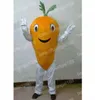 Traje de mascote de cenoura de Halloween roupas de caráter de desenho animado de alta qualidade Carnaval Tamanho da festa de aniversário da festa ao ar livre