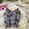 2022 New Sexy Hollow Out Women Lace Camis Sequins Work Women Tanks Tops Bling Gold Sequins Camis 220613