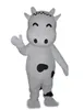 lovely white dairy cow Mascot Costume Halloween Christmas Fancy Party Cartoon Character Outfit Suit Adult Women Men Dress Carnival Unisex Adults