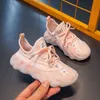 2022 New Children sport shoes For boys sneakers girls shoes child leisure trainers casual breathable kids running shoes boys G220221