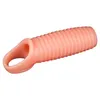 Agrandissement du pénis Extender Cock Sleeve Cockring Retard Adulte Jouets Pour Hommes Érotique sexy Outils Dick Anneau BDSM