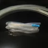 40cm Length Water Pipe Smoking Pipes Silicone Hose Straw 5mm 7mm Mouthpiece Hookah Outside Diameter Clear Plastic Tube Tips Smoking Glass Bowl Wholesale Mix Color