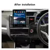 2 DIN CAR VIDEO HEAD UNIT 9 "Android GPS Radio لعام 2014 Honda Fit LHD Savigation Support