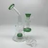6 Inches Glass Bongs Oil Rigs With 4mm Quartz Banger Nail and Glass Bowls 14mm Female Heady Beaker Dab Rigs Water Pipes3066593