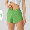 Sommarspår som 25 tum lös andningsbar snabbtorkning av sport shorts kvinnor039s yogapantes kjol mångsidig avslappnad sidficka 2503210