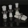 Adaptateurs de convertisseur de verre de narguilés 14mm femelle à 18mm adaptateur en verre mâle pour bol de fumer de bangs