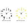 Horloges murales Design moderne Muet Horloge Accueil TV Fond 3D Acrylique Miroir Autocollant Rétro Type Nordique Art Grand Silencieux Suspendu Horloge