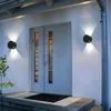 LED Waterproof Wall Lamp 6W Outdoor Aluminum Lights Glow Up and Down Courtyard Porch Corridor Living Room Sconce Decoration 220429