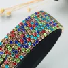 2022 Lyx Super Flash Full Rhinestone Headband Mode Hår Tillbehör Kvinnor Trendig Bankett Hårband Boutique Hair Hoop Headwear