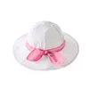 Verão Crianças Meninas Estampas Florais Pára-sol Chapéus Toddler Bucket Caps Bebê Flor Estampado Chapéu de Praia Chapéu de Pescador Crianças Viseira Boné M4048