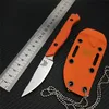 Benchmade 15700 Flyway Fixed Blade Knife 2.7" CPM-154 Satin Straight Back, Orange G10 Handles Outdoor Survival Hiking Self-Defense EDC Tactical Knives 15017 15500 Tools
