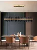 black dinning room chandelier rectangle led home decoration light fixture modern design copper kitchen island hanging lamp209F