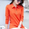 Long Sleeve Casual Shirt For Women Poleras Cotton s Mujer Autumn Winter Tops Tees Ladies Polo 220720