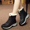 Boots Women Snow Platform Keep Warm Waterproof Winter Shoes Ankle Hightop Botas Mujer