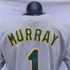 Kyler Murray Jersey Green Grey Player Button Button Down 모든 스티치 자수