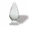 11 cm szklana wtyczka analna clear kryształ duży kulka stożkowa odbyt tyłek seksowne zabawki dla dorosłych masturbacja gra gejowska lesbijka