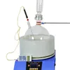 ZZKD Lab Supplies 10L/ 20L 110V Distillation à court trajet Ensemble complet clé en main avec pompe à vide DLSB5/10 Refroidisseur Vache adaptateur
