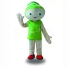 Performance Green Dolls Mascot Costume Halloween Christmas Fancy Party Dress Cartoon Character Outfit Suit Carnival Unisex Adults Outfit