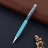 Promotie Groothandel verschillende kleuren Crystal Diamond Ballpoint Roller Ball Pens voor het schrijven van kerstcadeau