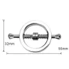 Camatech металлические соски зажимы для женщин пытка играть в грудные зажимы регулируемые винт женский соска стимулятор BDSM взрослые игры