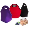 Sacos de almoço portáteis branca bolsa térmica térmica caixa de jantar bolsa de bolsa de comida de escola com zíper T9i001891